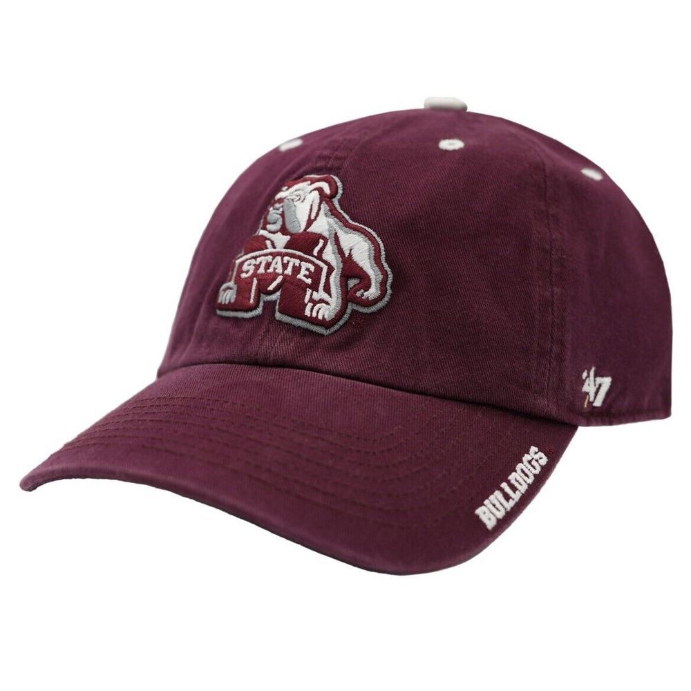 '47 Maroon‎ Mississippi State Bulldogs 'Bully' Maroon Clean Up Adjustable Hat